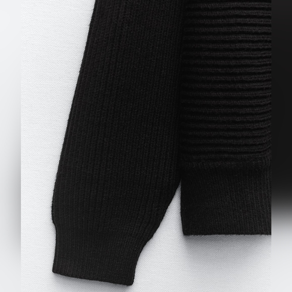 ZARA Ribbed knit sweater - Picture 3 of 4